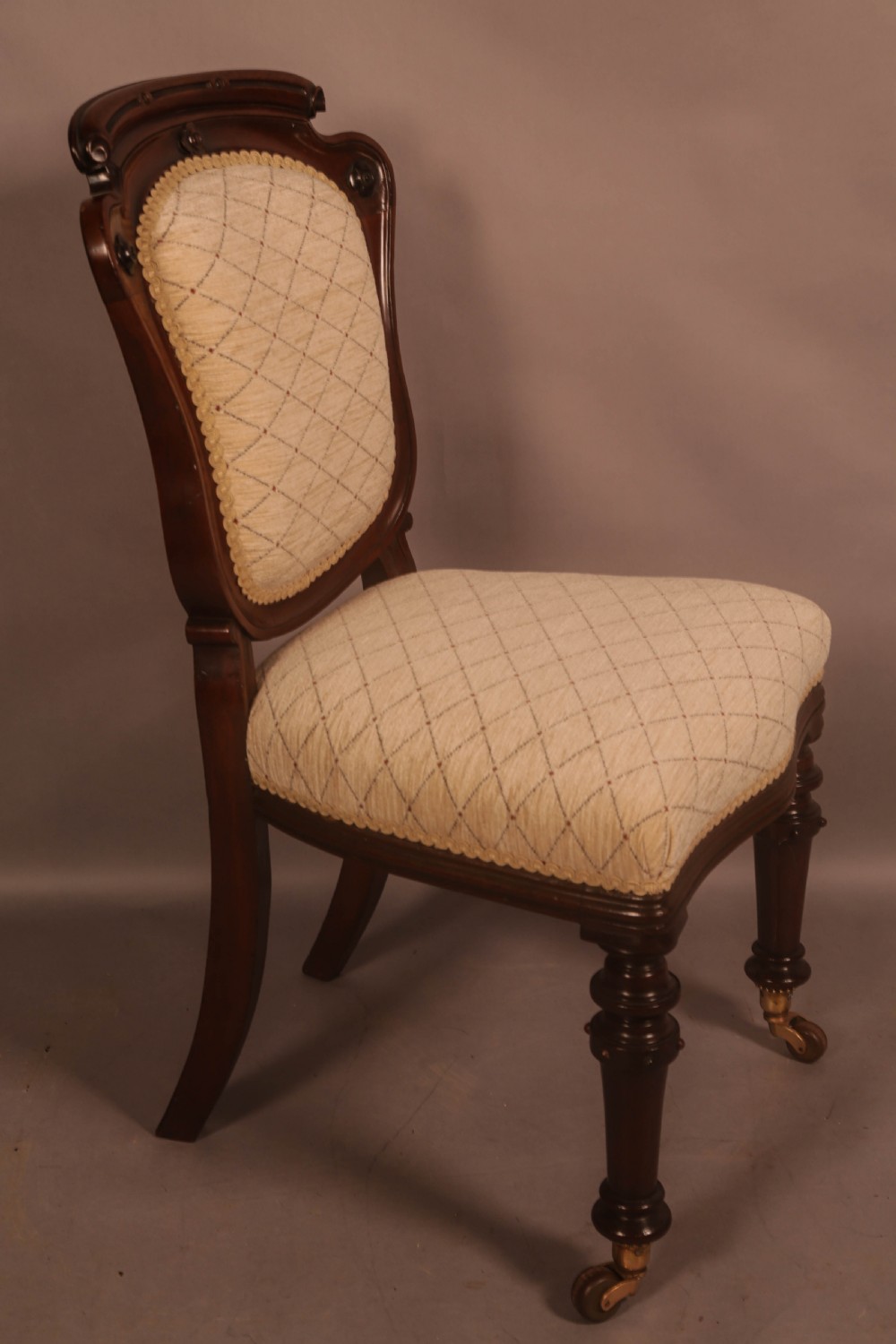 A Quality Set of 8 Victorian Dining Chairs Mahogany View VIII