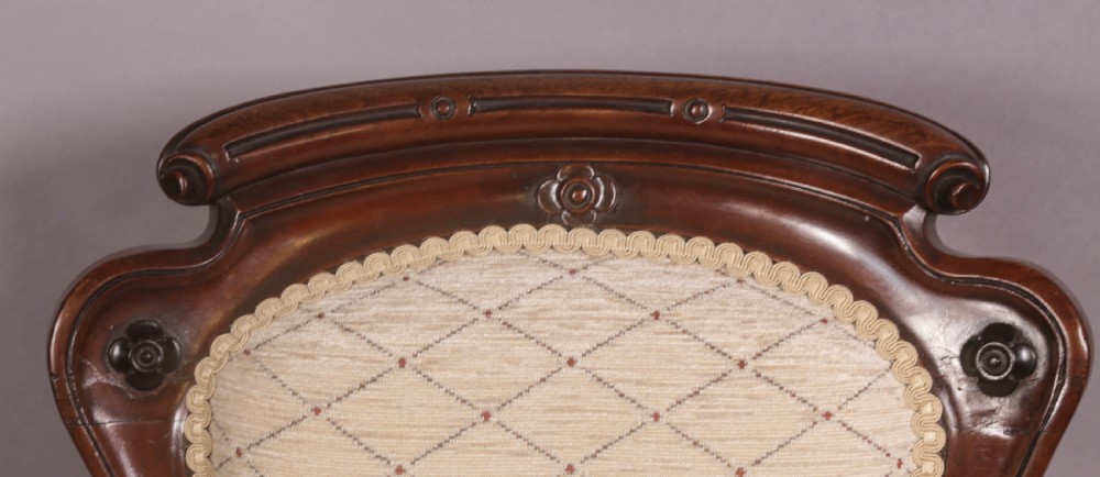A Quality Set of 8 Victorian Dining Chairs Mahogany View XIV