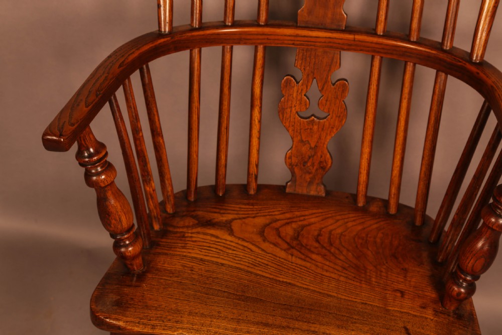 An Ash and Elm High Back Windsor Chair View VII