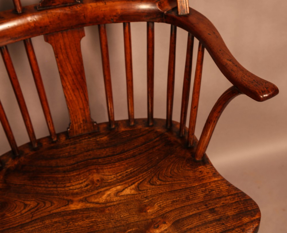 A Thames Valley High Windsor Chair in Fruit Wood View X