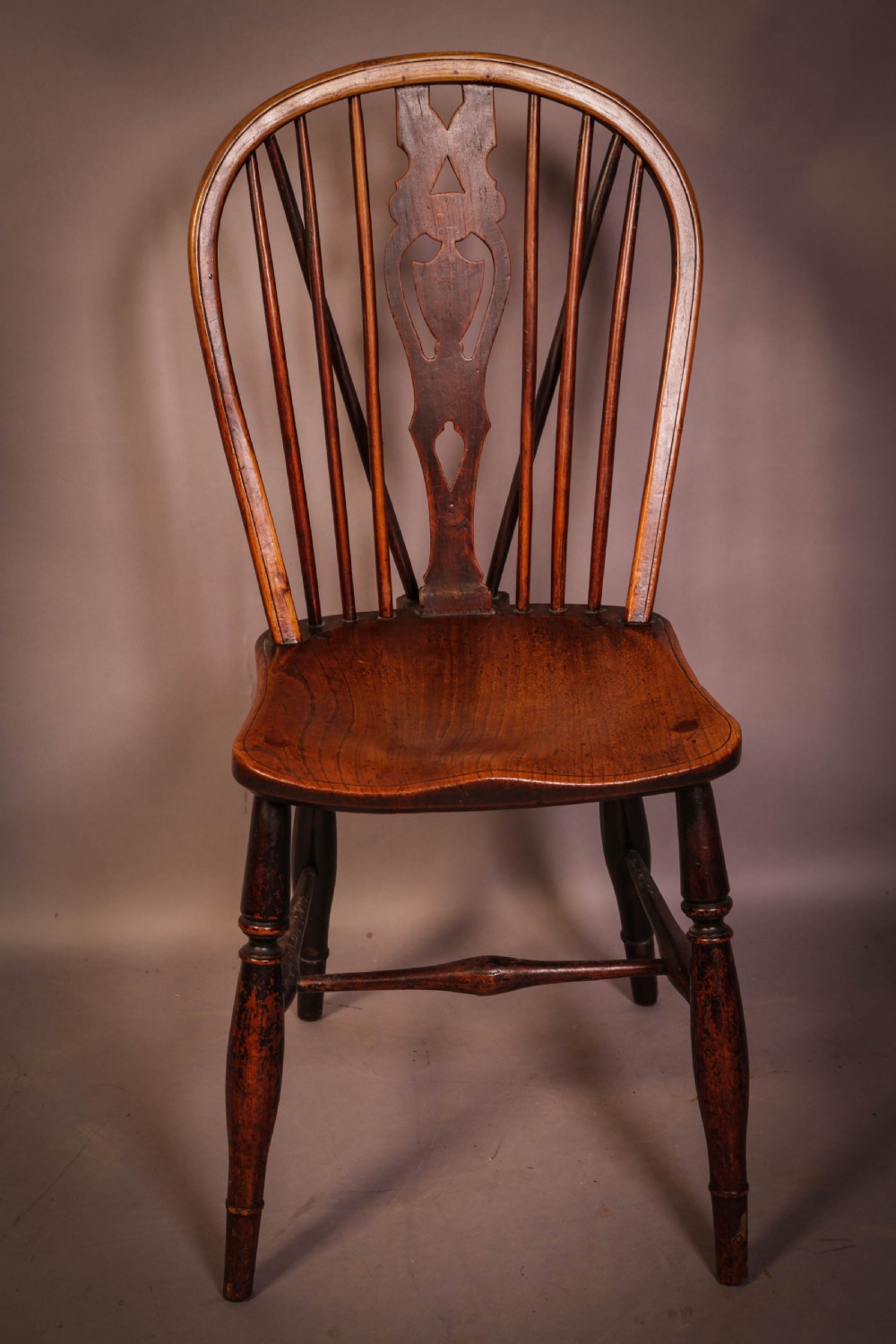 A Good set of 4 Kitchen Windsor Chairs Singles View IV