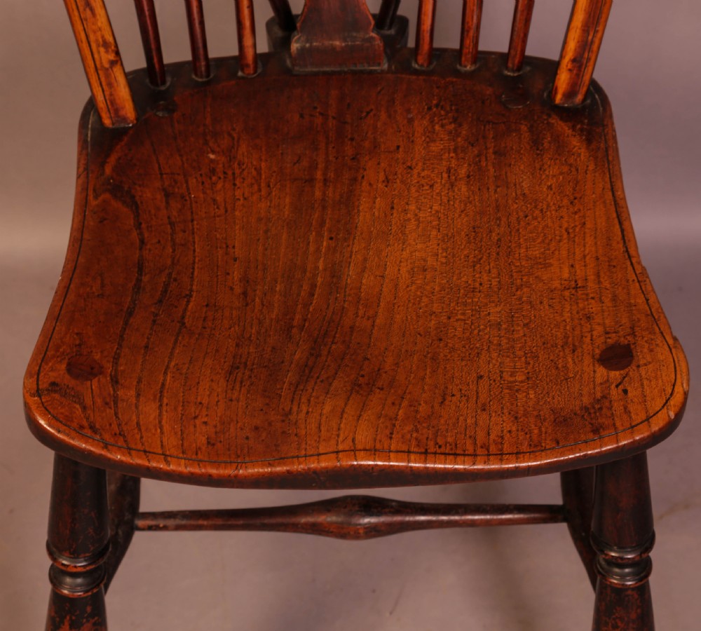 A Good set of 4 Kitchen Windsor Chairs Singles View IX