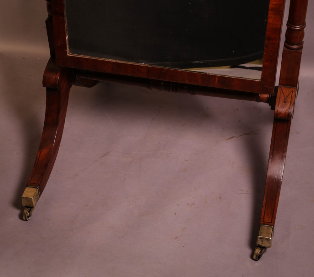 A Georgian Cheval Mirror View IV