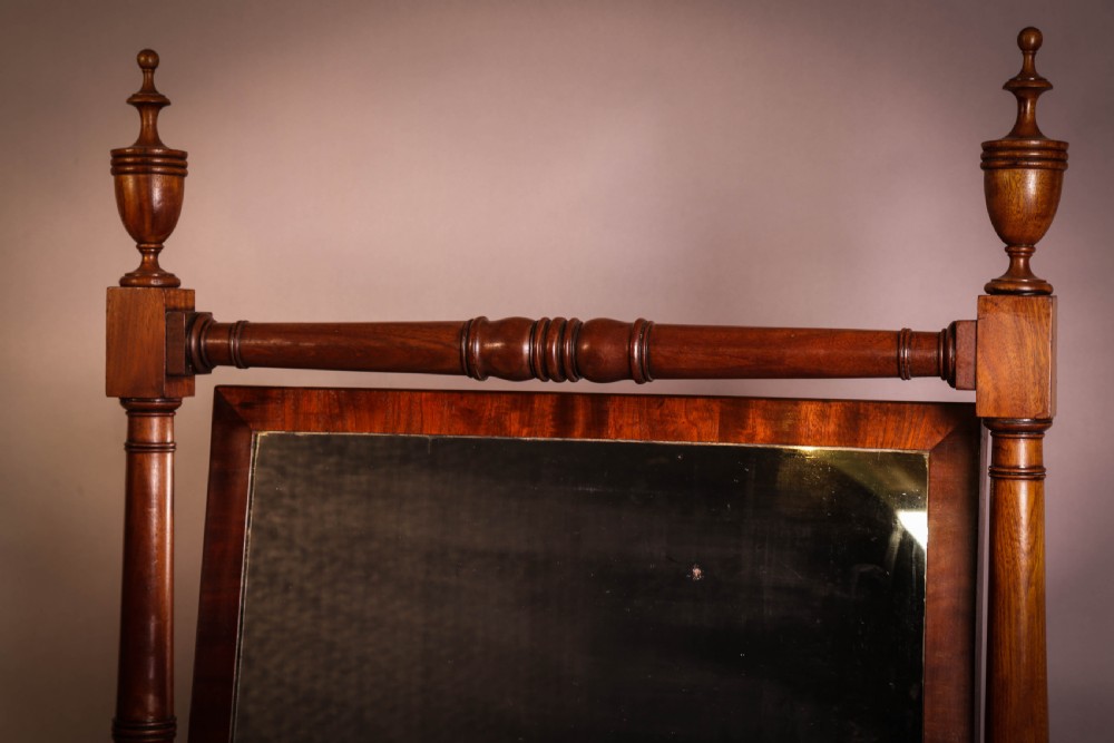 A Georgian Cheval Mirror View VIII