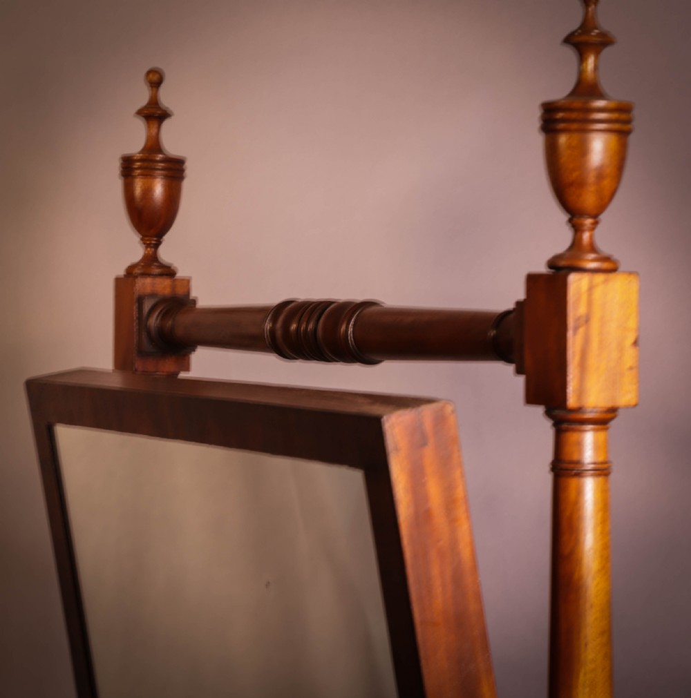 A Georgian Cheval Mirror View IX