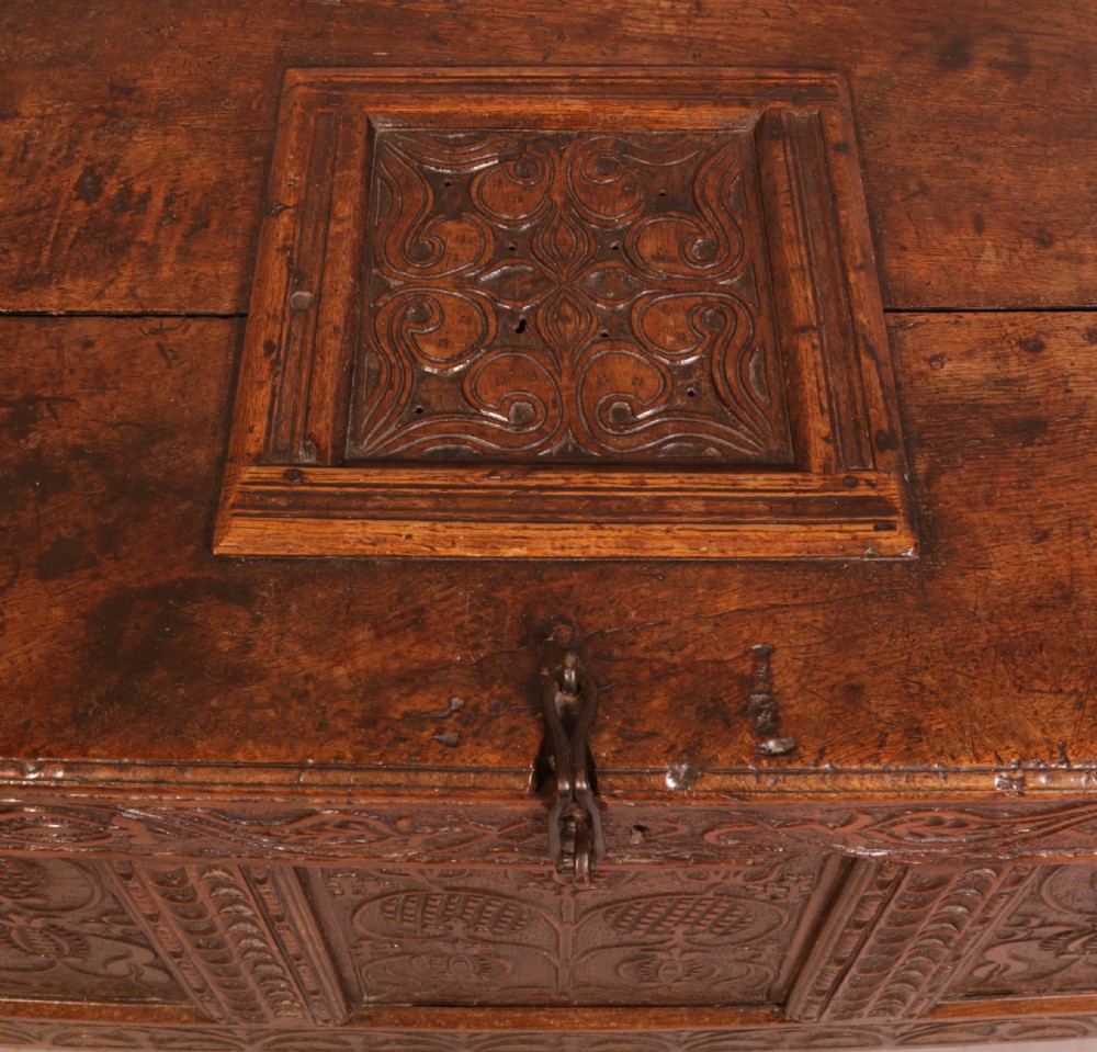 A Good 17th century Coffer in Oak View VI