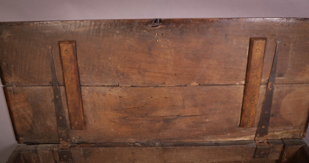 A Good 17th century Coffer in Oak View VII