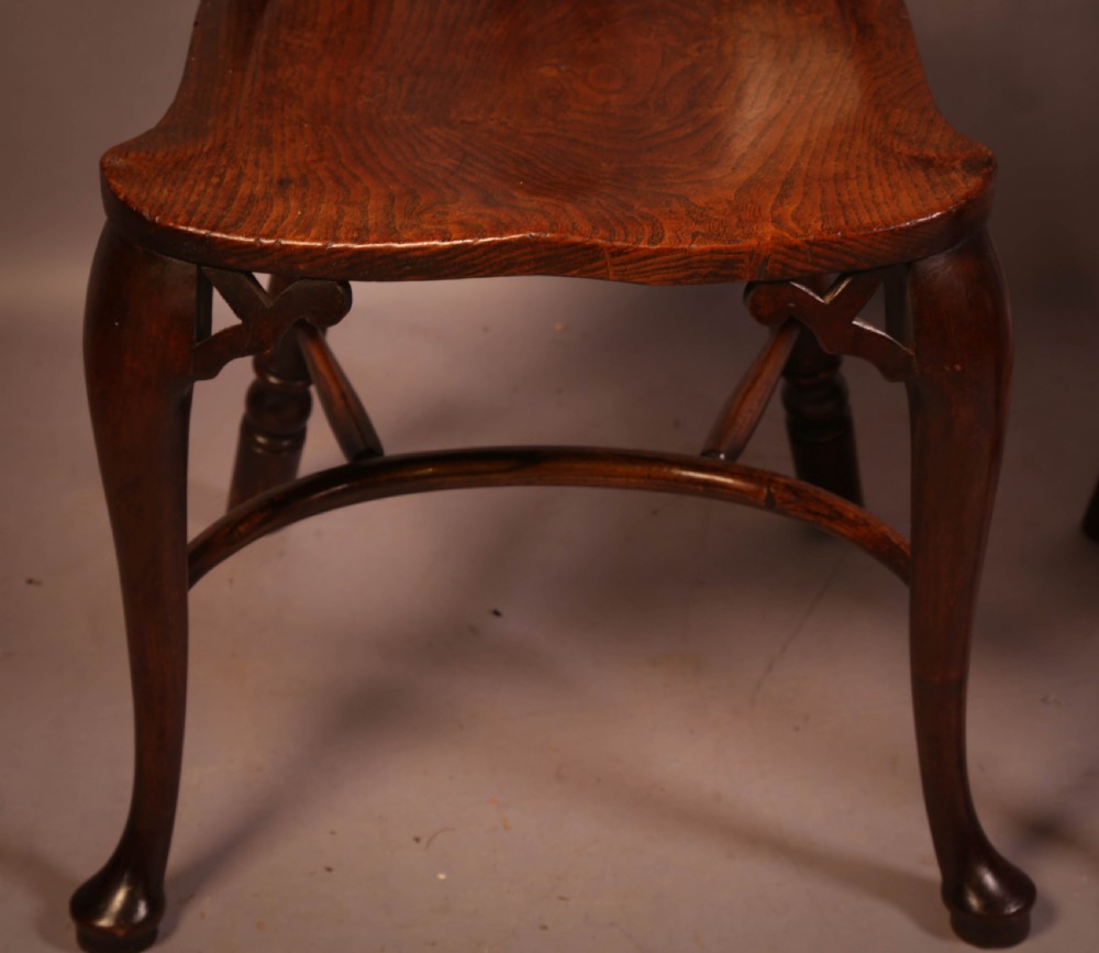 A Rare Pair Of Gothic Kitchen Chairs c 1880 View IV