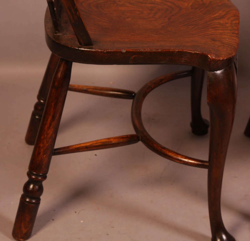A Rare Pair Of Gothic Kitchen Chairs c 1880 View V