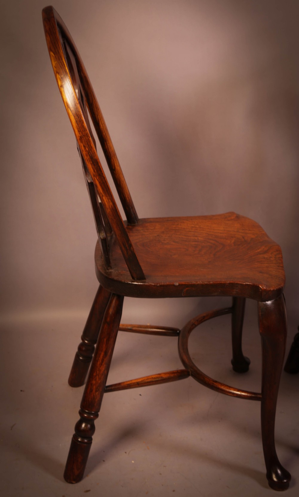 A Rare Pair Of Gothic Kitchen Chairs c 1880 View VI