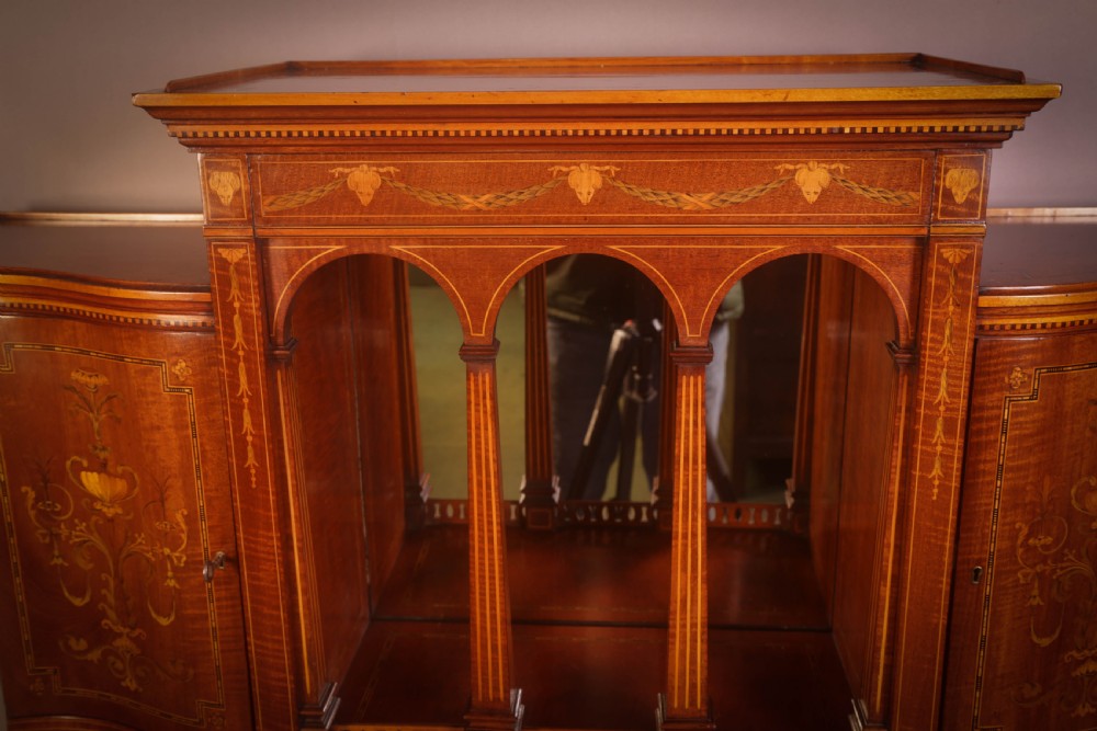 A Fantastic Victorian Salon Cabinet in Mahogany with Inlay View XII