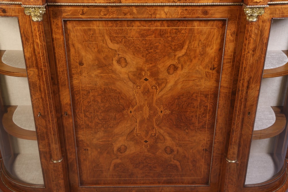 A Good Burr Walnut Credenza View VIII
