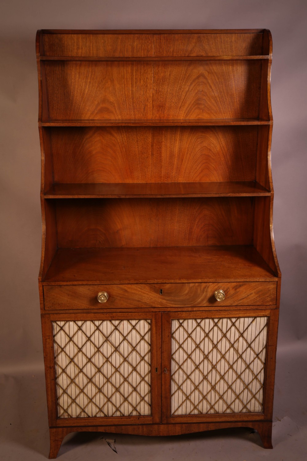 Regency Period Waterfall Bookcase View III
