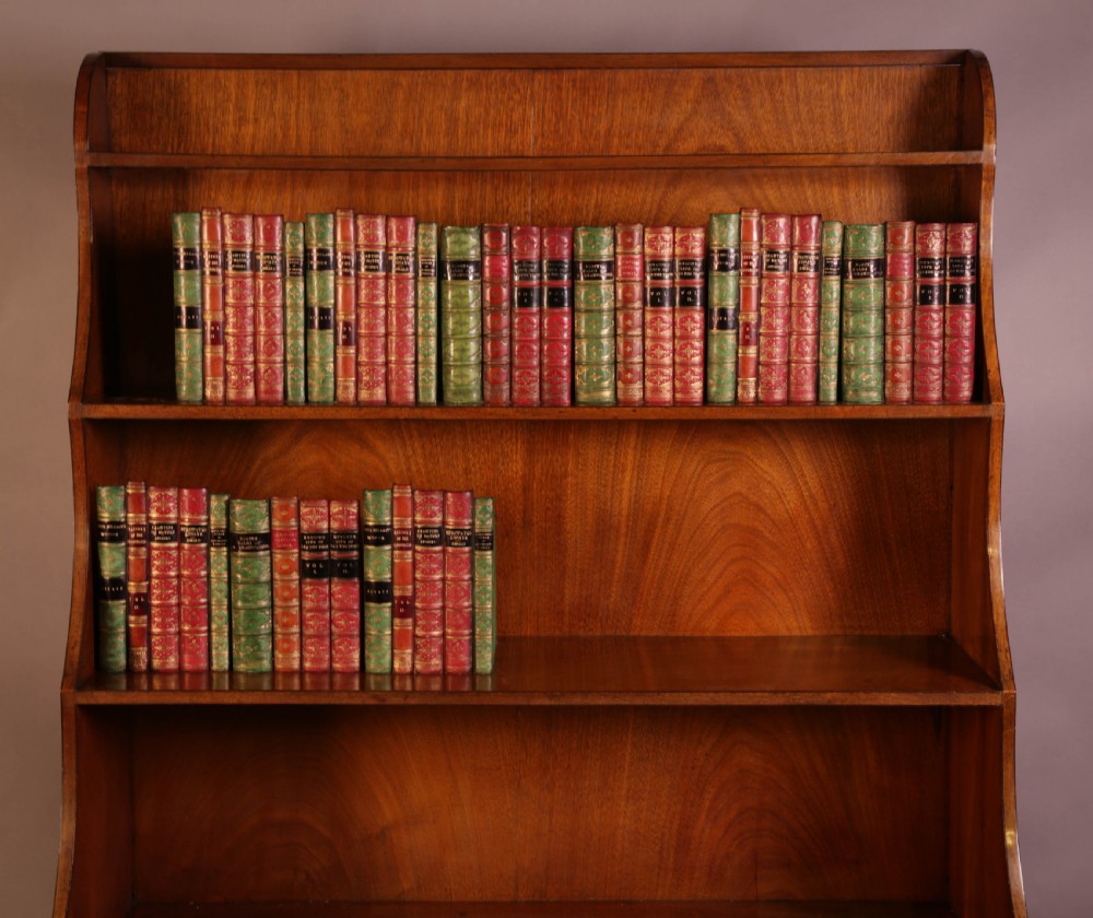Regency Period Waterfall Bookcase View IX