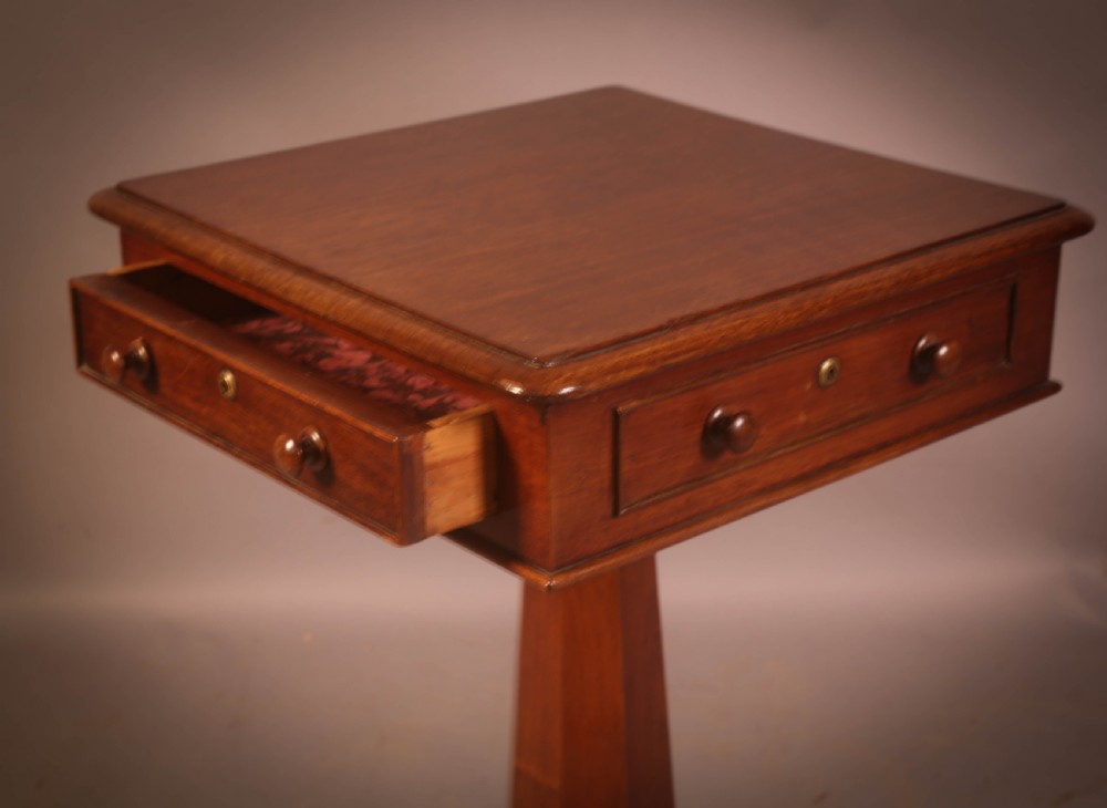 A Mahogany Library occaisional table View VII