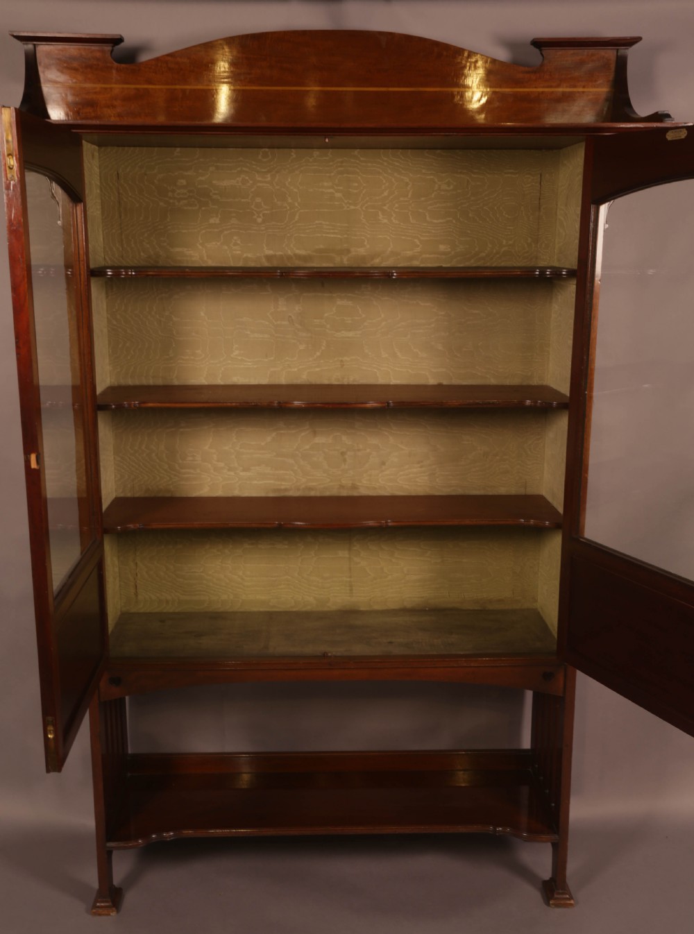 A Good Art Nouveau Display Cabinet in Mahogany View II