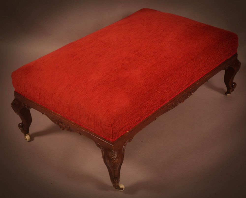 A Large Victorian Foot Stool View III