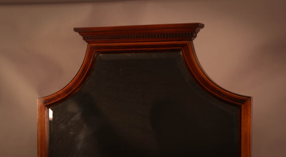 A Late Victorian Cheval Mirror View III