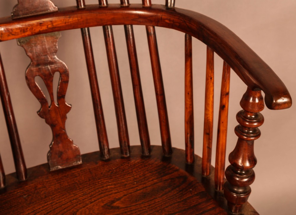 Yew Wood Best Model Windsor Chair c 1840 View VII