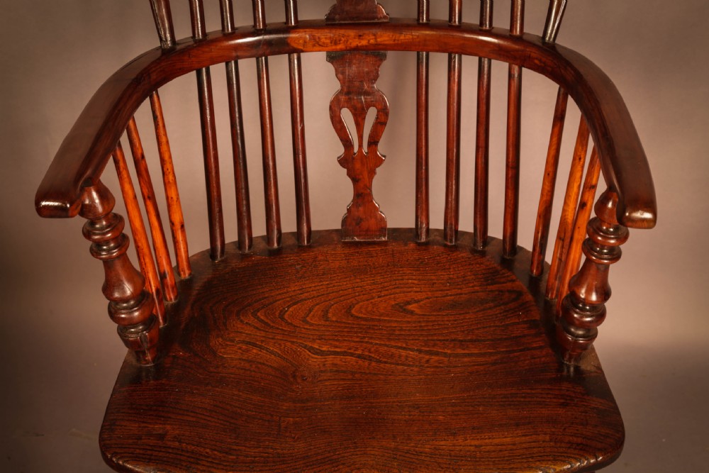 Yew Wood Best Model Windsor Chair c 1840 View VIII