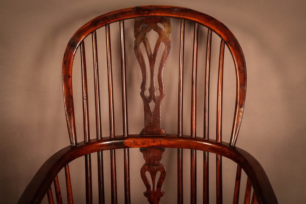 Yew Wood Best Model Windsor Chair c 1840 View IX