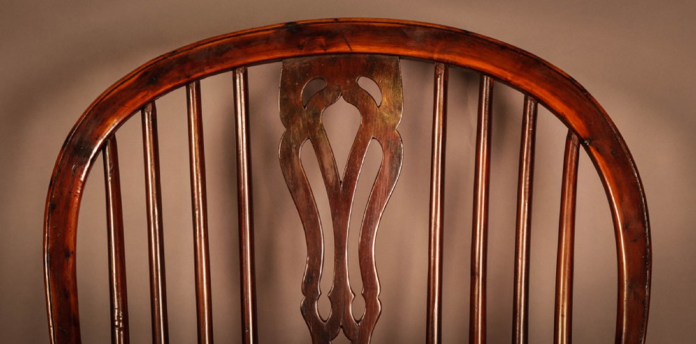 Yew Wood Best Model Windsor Chair c 1840 View X