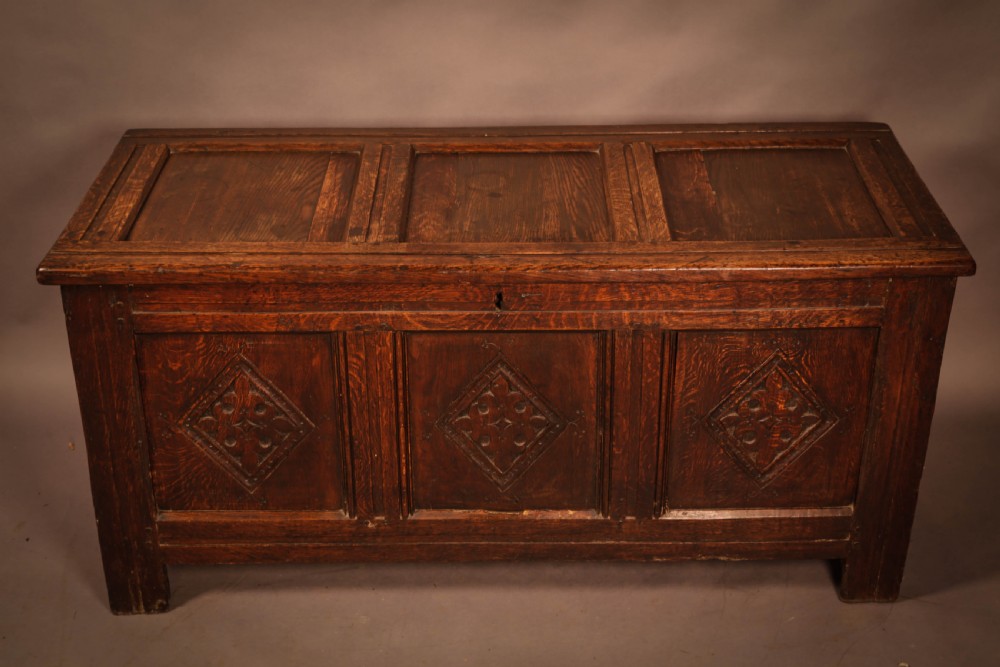 17th century Oak Coffer View V