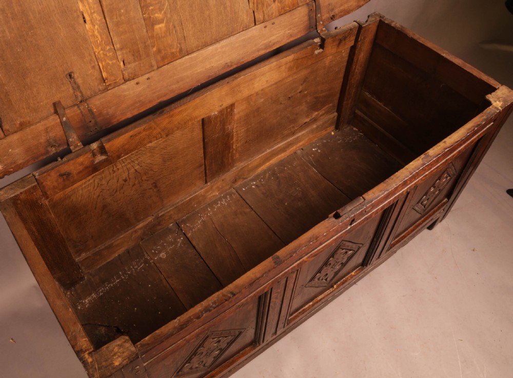 17th century Oak Coffer View VIII