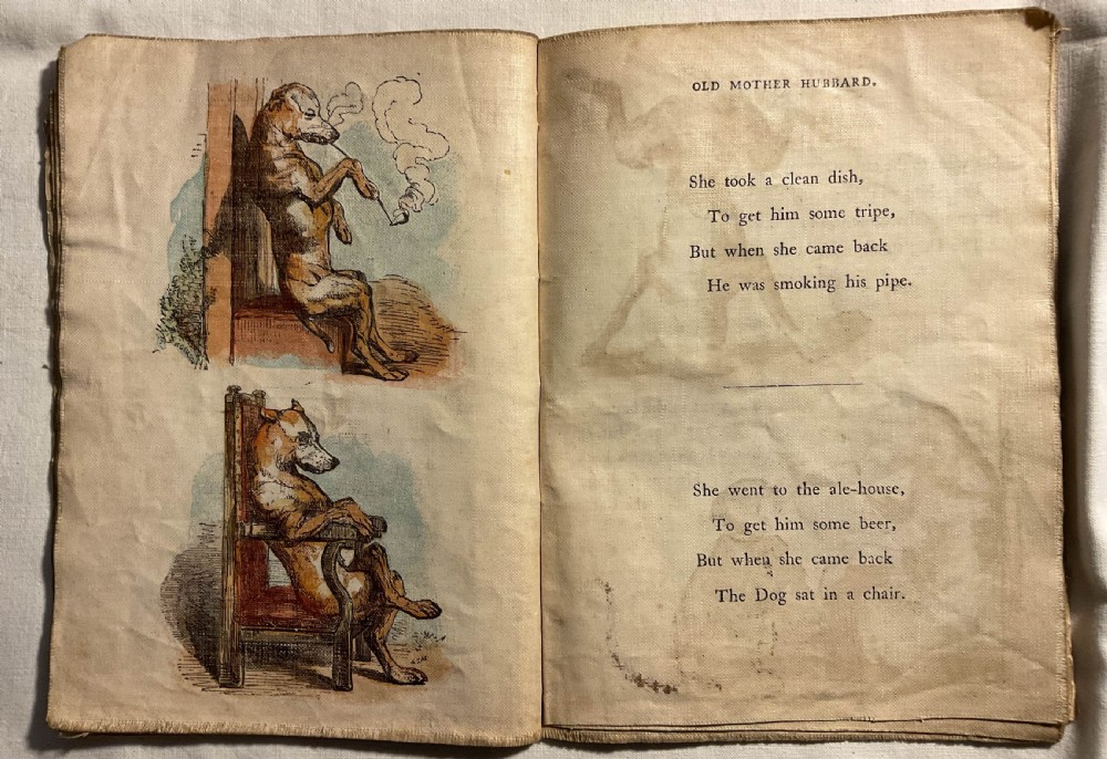 Children's Nursery Rhyme cloth  book View IV