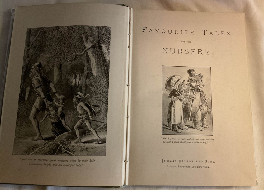 CHILDRENS BOOK , FAVOURITE TALES FOR THE NURSERY  View II