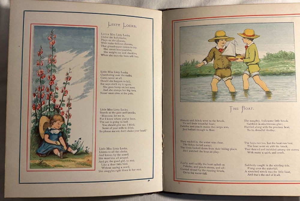 Victorian childrens rhyme book  View VII