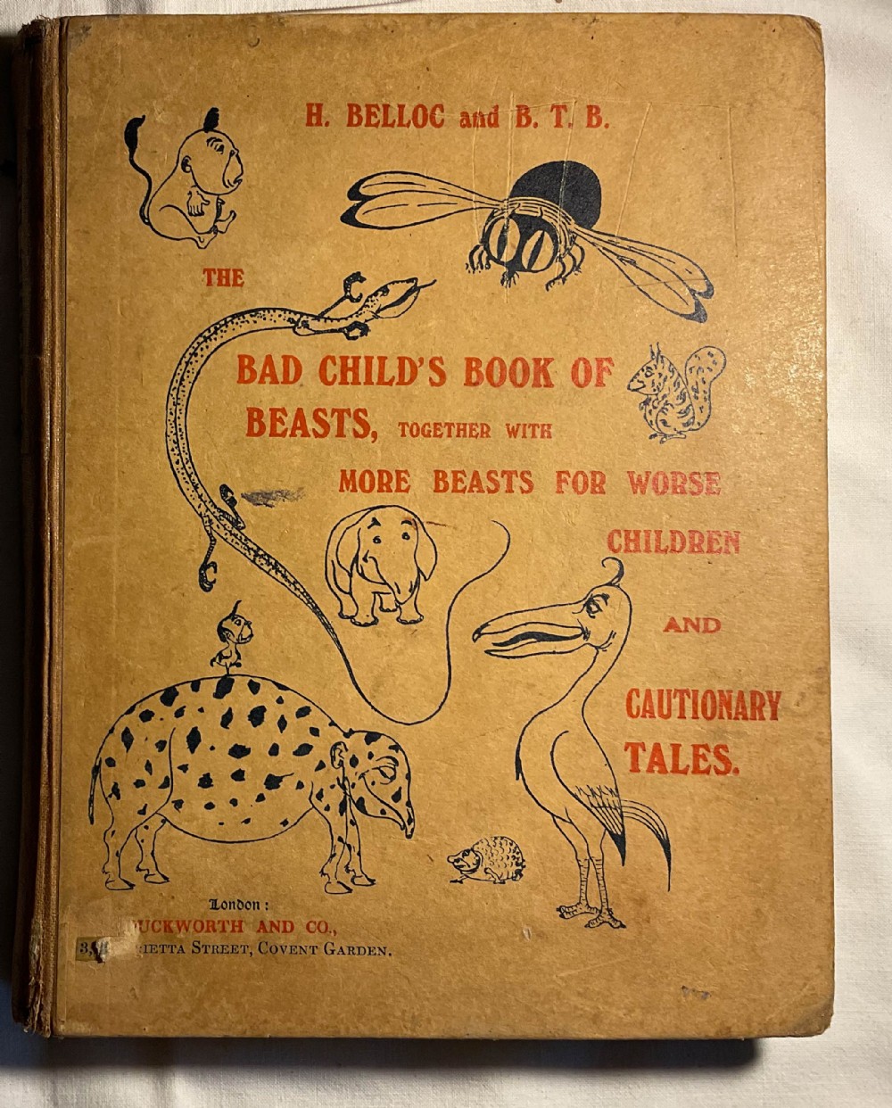 Bad Childs book of beasts , story book . 