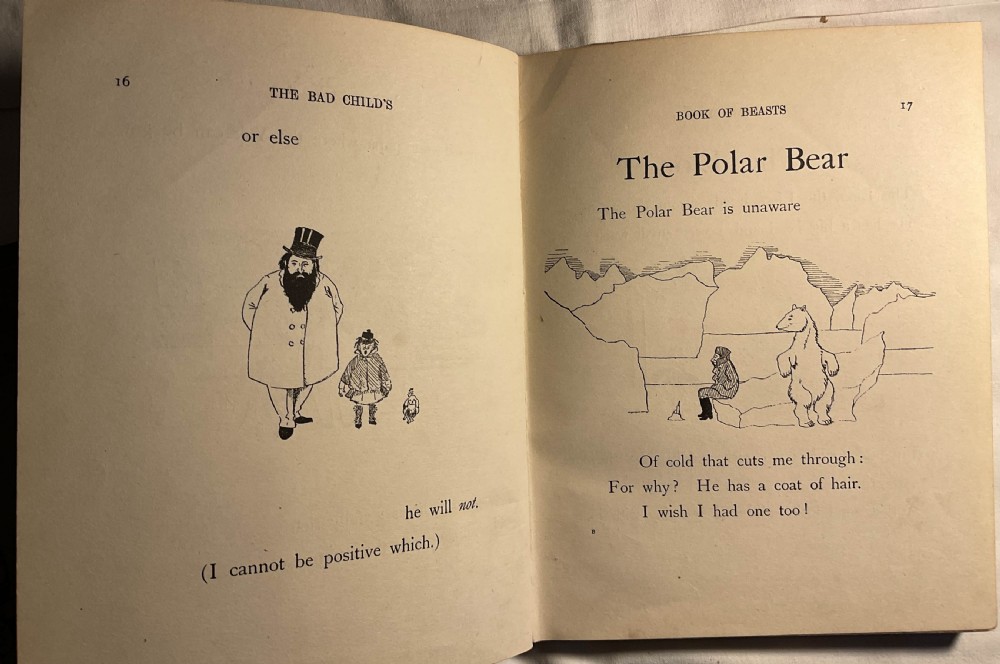 Bad Childs book of beasts , story book .  View III