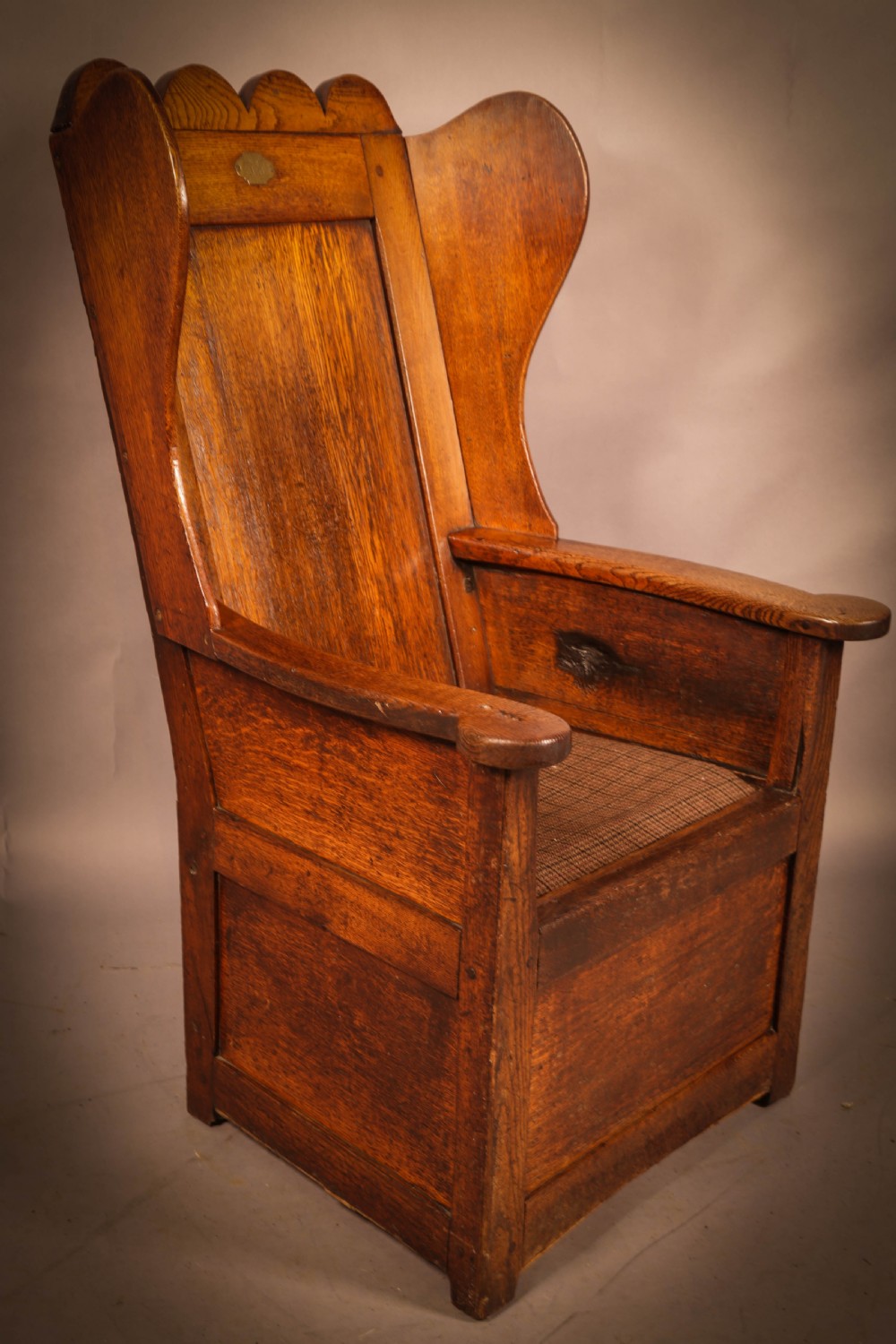 A 19th century Lambing Chair in Oak View II