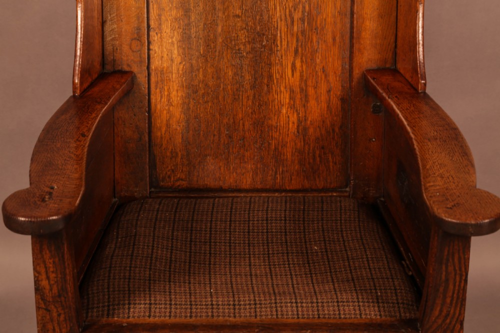 A 19th century Lambing Chair in Oak View VII