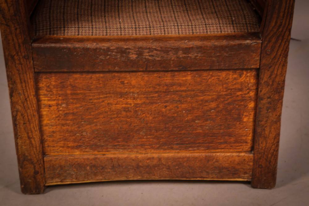 A 19th century Lambing Chair in Oak View VIII