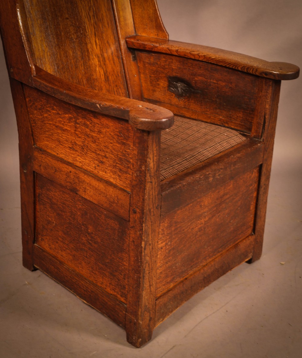A 19th century Lambing Chair in Oak View IX