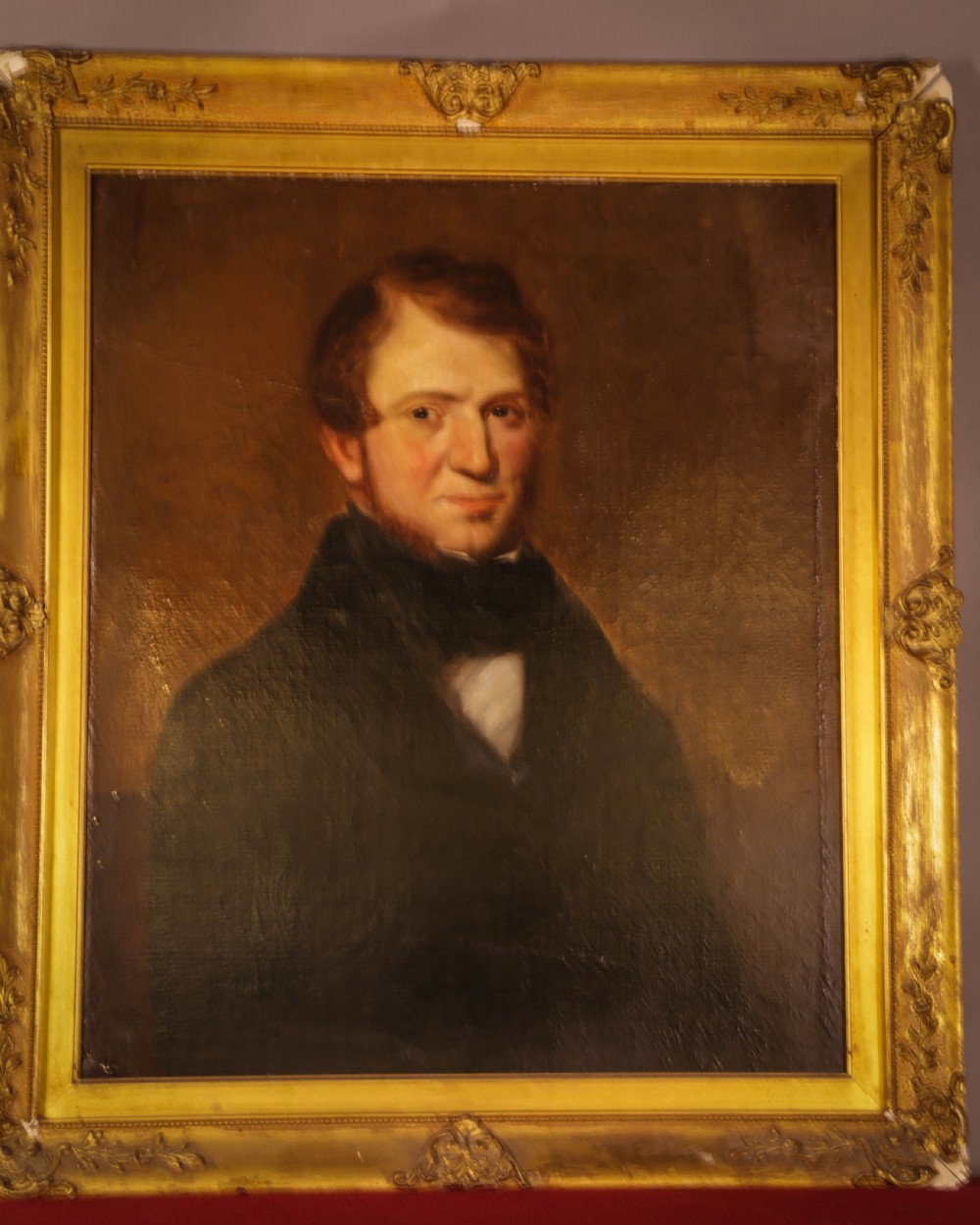 An Oil on Canvas of a Gentleman