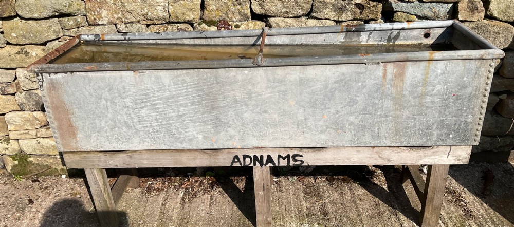 A Galvanised farm Trough