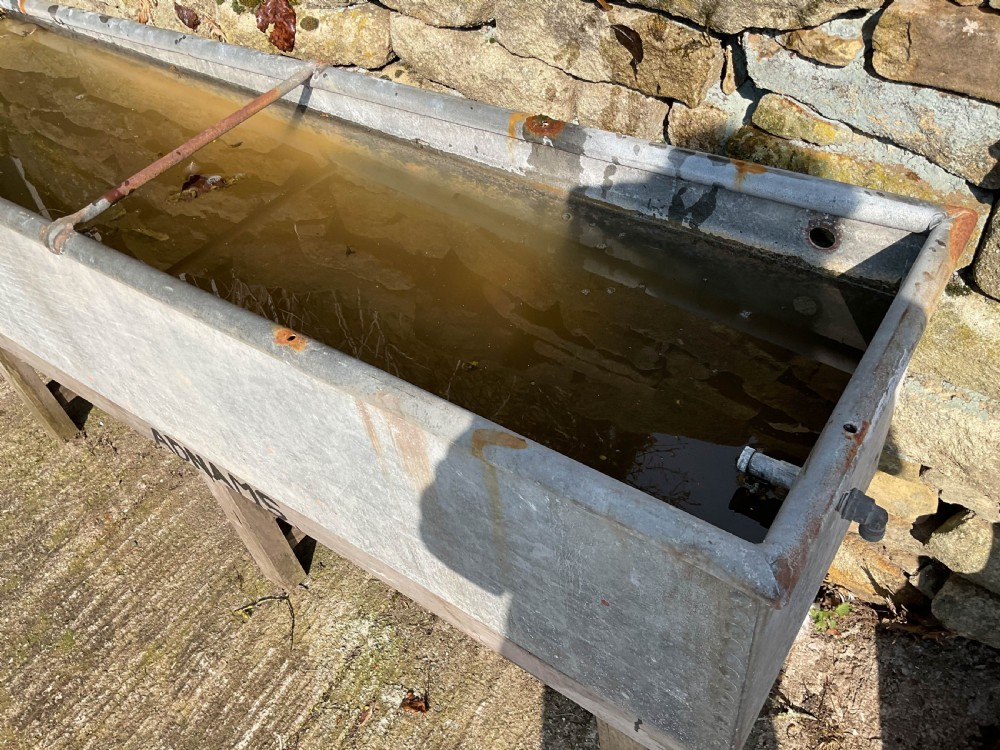 A Galvanised farm Trough View V