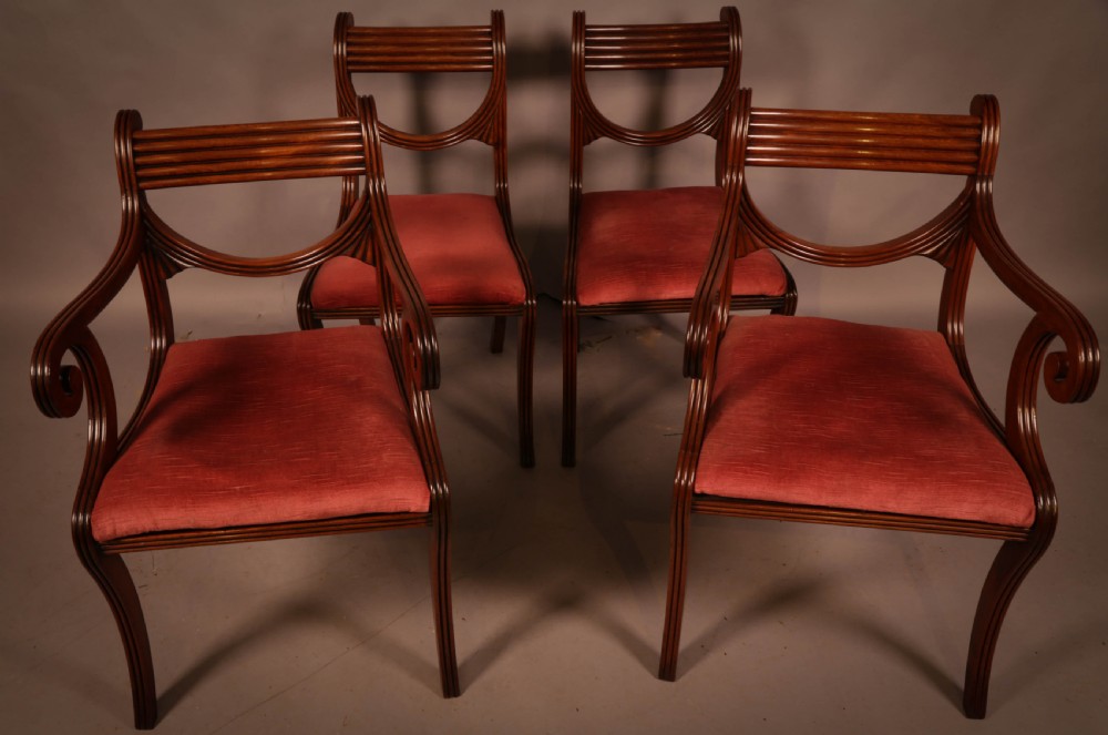A Superb set of Eight Regency Period Dining Chairs View IV