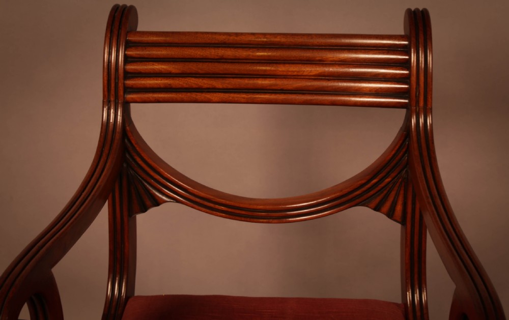 A Superb set of Eight Regency Period Dining Chairs View IX