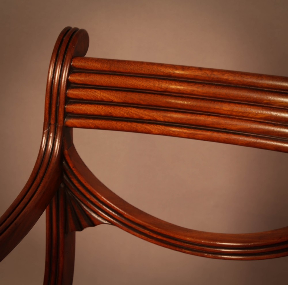 A Superb set of Eight Regency Period Dining Chairs View XI