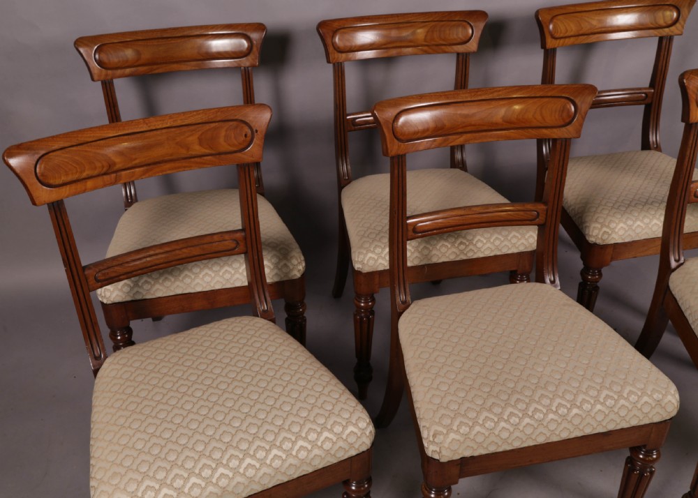 A Good set of 6 Georgian Dining Chairs (possibly Gillows) View IV