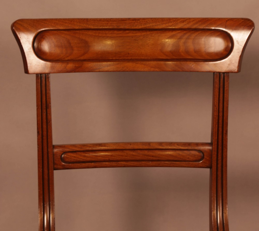 A Good set of 6 Georgian Dining Chairs (possibly Gillows) View IX