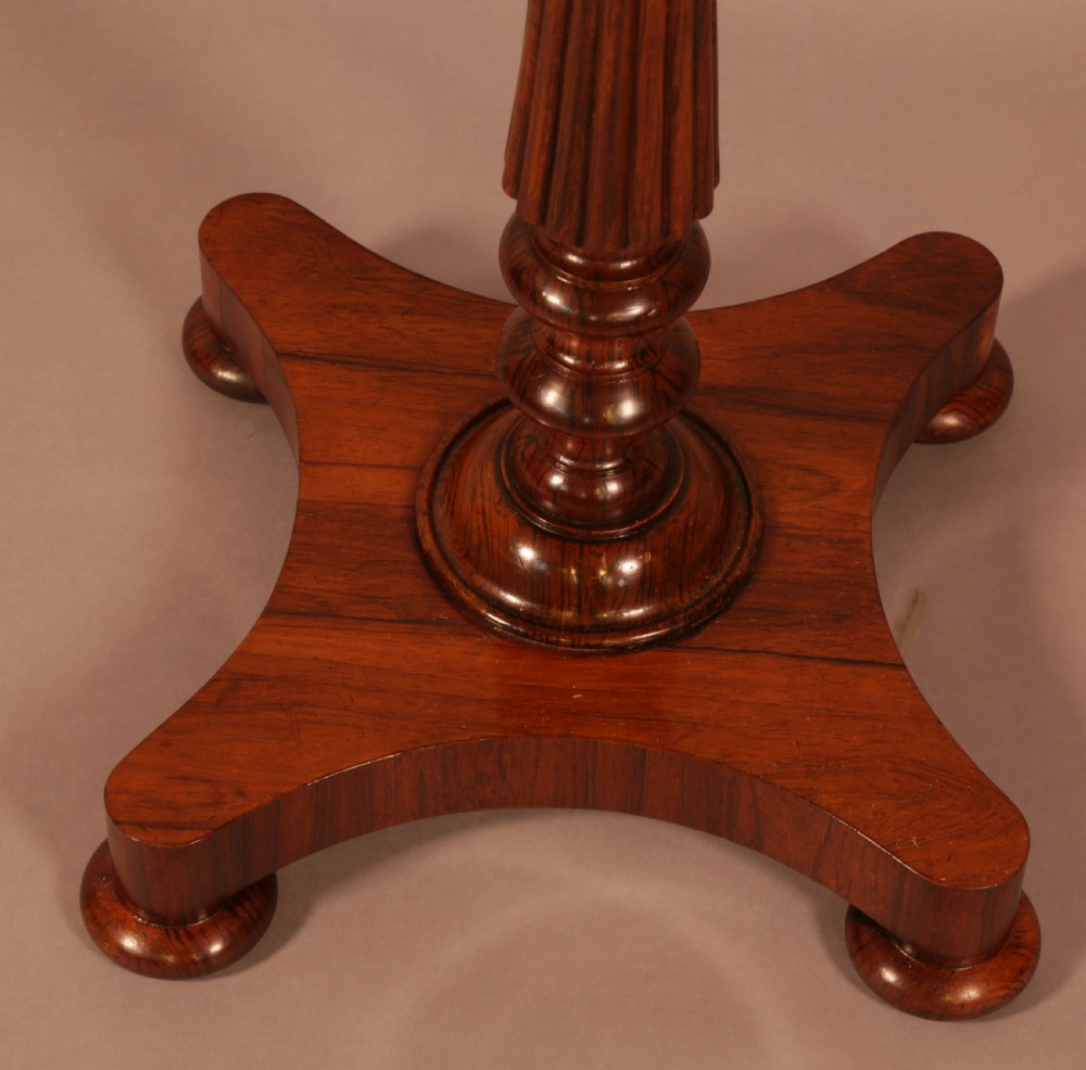 A good Wiliam IV occaisional table in Rosewood View IV