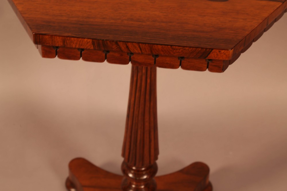 A good Wiliam IV occaisional table in Rosewood View VI