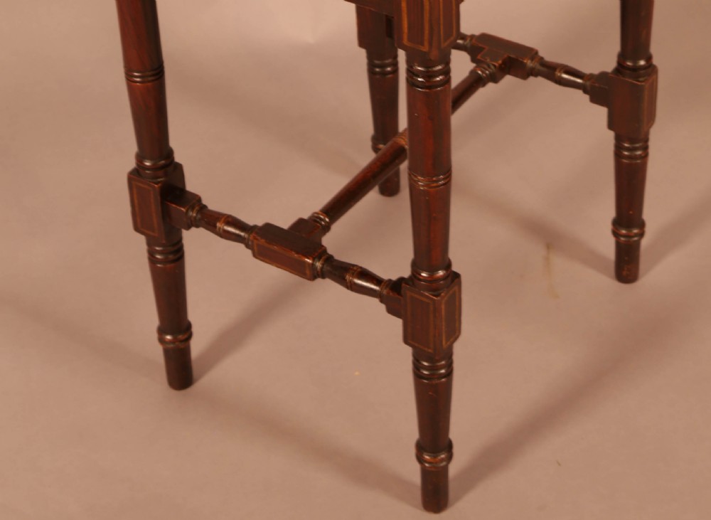 Georgian Sewing table Simulated Rosewood View V