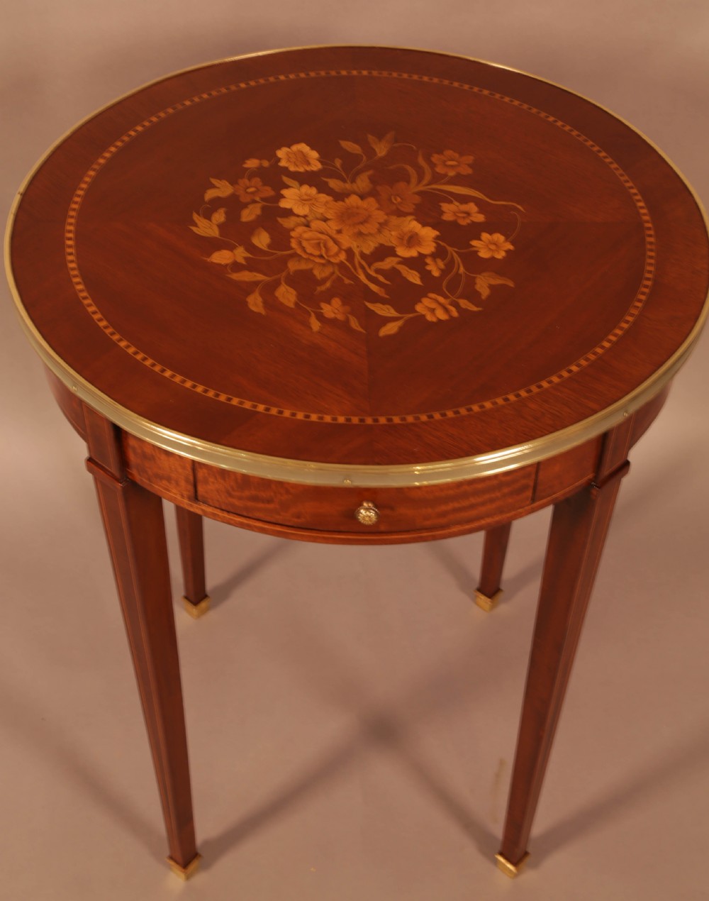 A Quality Occaisional table Mahogany with Inlay View III