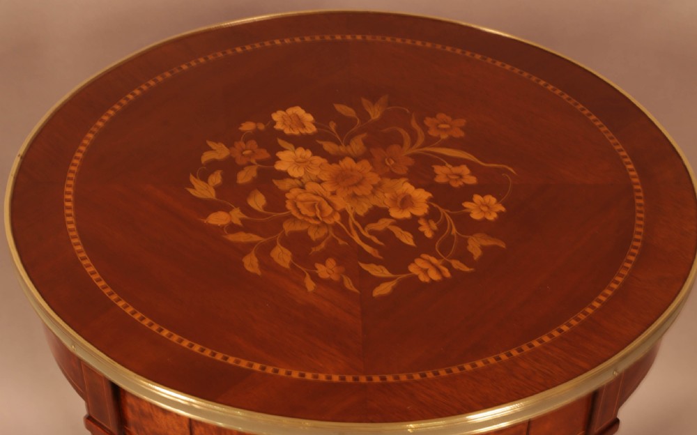 A Quality Occaisional table Mahogany with Inlay View IV